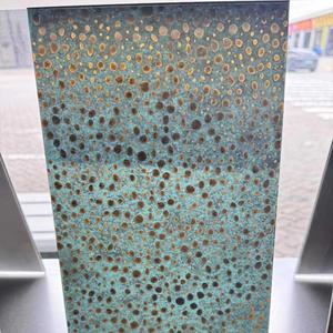 Panneau décoratif en acier inoxydable gravé miroir 8K EX935 pour solutions d'aménagement intérieur commercial - Product Image 1