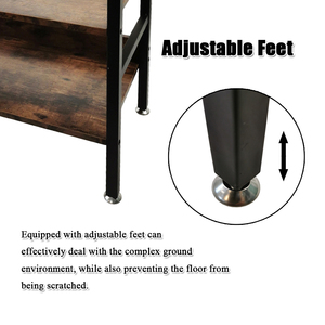 खड़े धातु फ्रेम कमरे में रहने वाले बेडरूम और कार्यालय के लिए किताब अलमारियों - Product Image 5