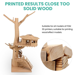 1.75 bois d'imprimante 3d proche du filament à effet de bois véritable pour filaments d'impression 3d - Product Image 3
