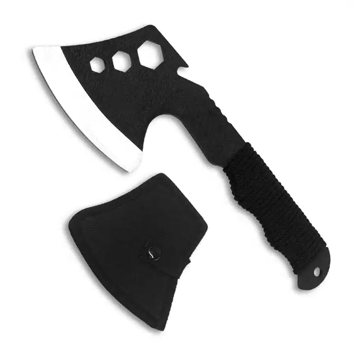 Высококачественный топор из нержавеющей стали OEM для кемпинга на открытом воздухе с нейлоновым мешочком