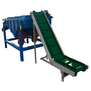 Chine Machine de tamis de moteur de vibration d'écran linéaire classificateur d'écran vibrant grande capacité pour les produits en céramique garantie 1 an - Product Image 1