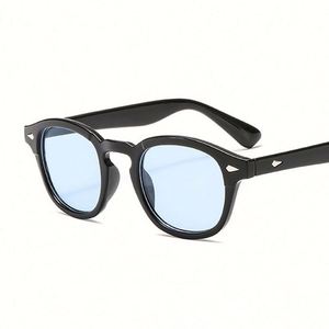 Gafas de Sol Redondas Estilo Johnny Depp, Moda Retro, Lentes Transparentes con Tinte, Diseño de Marca, para Fiestas, Gafas de Sol para Hombre y Mujer - Product Image 5
