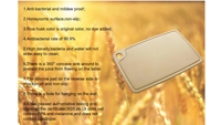 Planche à découper sans BPA de qualité supérieure, fabriquée à partir de fibres de riz et de blé