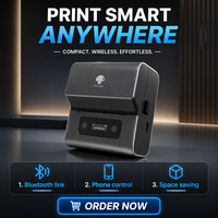 Impresora de Etiquetas Térmicas Inalámbrica Phomemo M221 de 80 mm, Portátil y Recargable, para Códigos de Barras, Etiquetas Adhesivas, Venta al por Menor, Envío y Mayorista