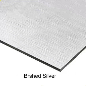 Trung Quốc nhà máy dropshipping 4x8feet 3mm 4mm 6mm pvdf PE ACP <span class=keywords><strong>ACM</strong></span> chải Bạc nhôm Composite Panels - Product Image 1