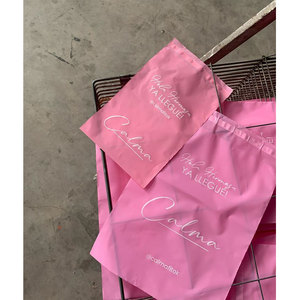 Bolsa de Envío de Plástico con Logotipo Personalizado para Ropa, Camisetas, Embalaje, <span class=keywords><strong>Correo</strong></span>, Sobres de Poliéster Rosa - Product Image 5