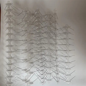 Dispositifs d'effarouchement, clôture <span class=keywords><strong>anti</strong></span>-oiseaux, épines <span class=keywords><strong>anti</strong></span>-pigeons, base en plastique, pointes <span class=keywords><strong>anti</strong></span>-oiseaux en acier inoxydable 304 - Product Image 3