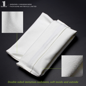 Pochette en velours avec cordon de serrage pour bijoux et cadeaux, sac cosmétique en flanelle, petite quantité en gros, impression personnalisée du logo OEM - Product Image 6