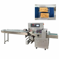 Machine d'emballage alimentaire automatique, remplissage et scellage continus, composants PLC, emballage plastique, chauffage électrique 220V