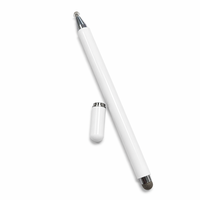 Stylet passif universel 2-en-1, pointes disque et en fibre, stylo tactile sans batterie pour iPad, iPhone, tablettes Android, vente en gros