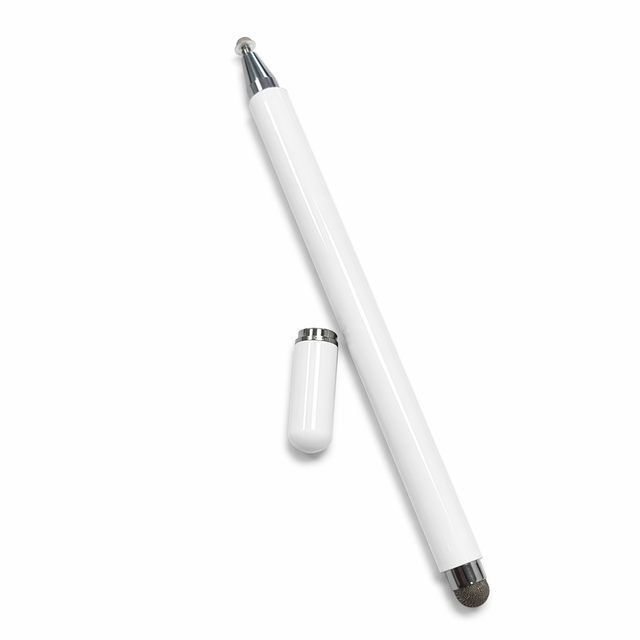 2-in-1 Universal Passive Stylus Pen, Disc & Fiber Mesh Tips, No Battery Touch Pen for iPad iPhone Android Tablets, Wholesale