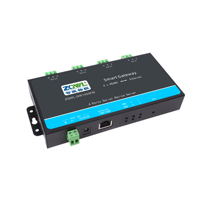 Convertisseur industriel RS485 vers Ethernet isolé à 4 ports |   Passerelle Modbus RTU/TCP avec MQTT JSON certifiée CE DC 9-36V