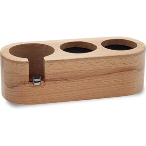 Station de Tamponnage à Expresso en Bois de Hêtre, Organiseur Multi-Compartiments, Support pour Tampon, Outils à Café, Station de Tamponnage pour Café à Domicile - Product Image 1