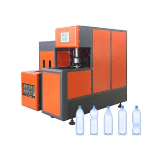 Mesin cetak tiup botol air Mineral, 2 rongga 200ml-5L dengan pegangan
