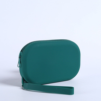 Sac de rangement cosmétique moderne en silicone, écologique et transfrontalier, idéal pour les cadeaux d'enfants et les voyages, provenant du Guangdong