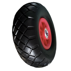 Prix usine 3.00-4 jante en plastique centrée sans plat roues en mousse PU de 10 pouces pour chariots à outils camions à main roues de <span class=keywords><strong>but</strong></span> de football portables - Product Image 2