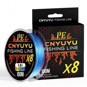 Línea de Pesca Trenzada de PE de 4 a 8 Hilos, Resistente, de 40LB-300LB, para Pesca en Arroyos, Lagos y Ríos - Product Image 6
