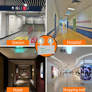 Lámpara LED de Emergencia para Evacuación, Lámpara de Salida de Emergencia para Escuelas, Pasillos y Escaleras, Lámpara de Emergencia LED Recargable de Metal - Product Image 4