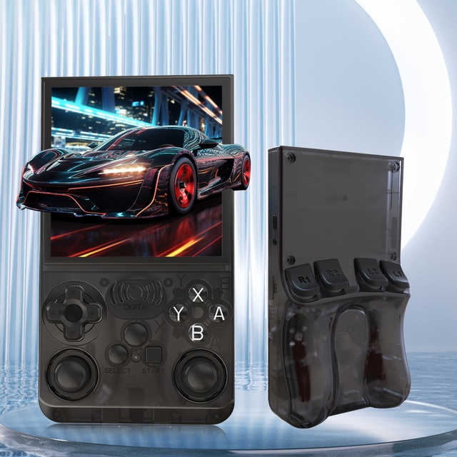 ANS13 Portable Retro Game Console 4.0 Inch HD IPS 720x720 3500mAh Type-C 20+ Emulators Rockchip RK3326 ARM 64Bit Dual Hall