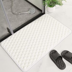 High Pile <span class=keywords><strong>Antidérapant</strong></span> Polyester Fiber Solide Motif Drainage Texture Soie Tissu Mousse À Mémoire <span class=keywords><strong>Tapis</strong></span> De Toilette & <span class=keywords><strong>Douche</strong></span> <span class=keywords><strong>Tapis</strong></span> De Salle De Bains - Product Image 4