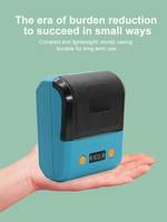 Mini impresora portátil de 80mm con Bluetooth para móvil, impresora térmica de recibos con USB + interfaz en serie, máquina de impresión de facturas