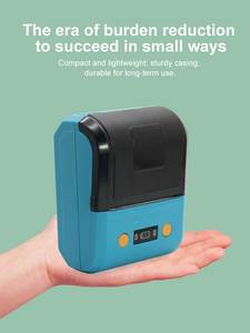 <span class=keywords><strong>Mini</strong></span> impresora portátil de 80mm con Bluetooth para móvil, impresora térmica de recibos con USB + interfaz en serie, máquina de impresión de facturas - Product Image 6