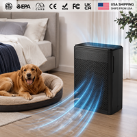 Purificateur d'air HEPA H13 certifié ETL/CARB pour la maison, grande pièce, pour poils d'animaux, fumée et allergies, en stock aux États-Unis