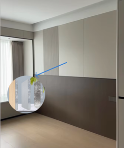 Pannello a Nido d'Ape Impermeabile per Pareti Decorative Interne, Pannello <span class=keywords><strong>in</strong></span> <span class=keywords><strong>PVC</strong></span> WPC per Parete TV - Product Image 1