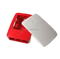 Stock Nueva Raspberry Pi 3/4 B Caja de acrílico ABS Caja Rojo Blanco o Negro
