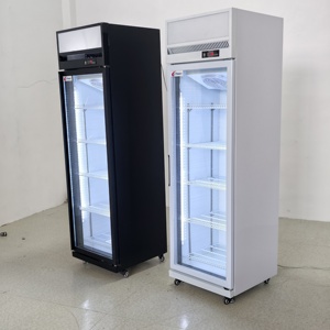 Réfrigérateur commercial vertical à porte vitrée simple pour boissons <span class=keywords><strong>Coca</strong></span>-<span class=keywords><strong>Cola</strong></span>, congélateur et vitrine réfrigérée - Product Image 3