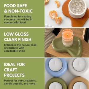 <span class=keywords><strong>แลคเกอร์</strong></span>อะคริลิกแห้งเร็ว<span class=keywords><strong>เคลือบ</strong></span><span class=keywords><strong>เงา</strong></span> กันน้ำ ปลอดภัย สำหรับ<span class=keywords><strong>ปูน</strong></span>ปลาสเตอร์ ยิปซั่ม งานศิลปะทำมือ ของตกแต่งบ้าน - Product Image 2