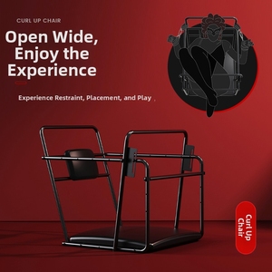 Silla de sujeción y castigo con piernas abiertas Scarletsin F-<span class=keywords><strong>4</strong></span> para adultos, para sala de entrenamiento SM, mobiliario de hotel sexual y masturbación masculina - Product Image 3