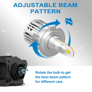 NAO-Luz Led de reemplazo para coche, lámpara automotriz M2 de 60W, barato, ajustable, <span class=keywords><strong>S3</strong></span>, H4, H1, H11, H7, H4, OEM, fábrica - Product Image 6