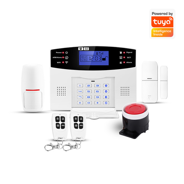 WIFI China Wireless Safe House Alarm System Wireless Gsm 433mhz Security Shenzhen Alarm GSM30A