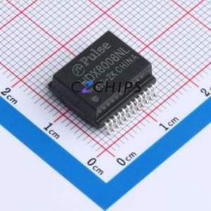 Transformateur LAN HDX8008NL SMD-24P, 13,7x12,2 mm Inducteur (rapport de bobinage : 1:1) (inductance : 120 µH Température de fonctionnement : ) - Product Image 1