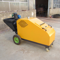 Máquina de Pulverización de Mortero de Doble Cilindro de Alta Eficiencia con Distancia de Transporte Horizontal de 50 m y Potencia de 4/7.5 kW
