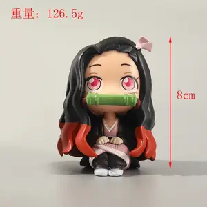 Schlussverkauf Japan Anime Dämonentöter Harz Schreibtisch Deko Schmuck niedliche Figuren Modell-Spielzeug