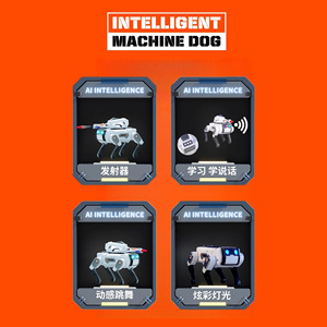 Chien robot intelligent avec commande vocale, télécommande, danse électrique, pour enfants de 5 à 7 ans, en plastique - Product Image 4