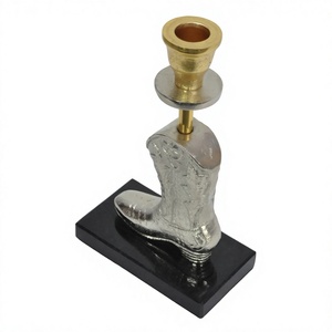 Vaisselle Showpiece Bougeoir Nouvelle Belle Qualité Botte D'équitation Équestre Unique Bougeoir Aux Prix De Gros - Product Image 1