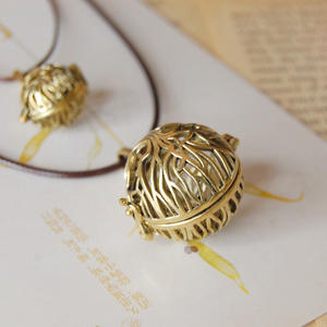 Arbre de vie rétro peut ouvrir femmes enceintes éducation du fœtus chaîne de pull aromathérapie huile essentielle diffuseur de parfum collier - Product Image 2