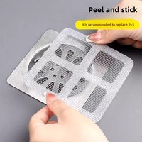 Filet de filtre anti-colmatage jetable cuisine salle de bain autocollant de vidange anti-insectes filtre à cheveux en plastique PP produits ménagers