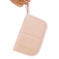 Bolsa de Maquillaje Reutilizable Personalizada con Nombre, de Microfibra, Gran Capacidad, con Caja de Regalo de Lujo, para Viaje