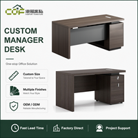 Bureau de direction ergonomique moderne de luxe, mobilier de bureau modulaire en bois, ensemble de bureaux de direction