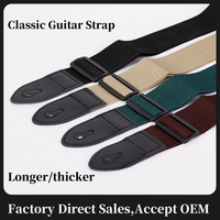 Haute qualité Nylon guitare médiators support sangle OEM acceptation en gros différentes couleurs Instruments à cordes pièces accessoires