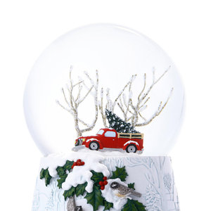 2025 New Design Christmas Resin <b>Snow</b> <b>Globe</b> Water <b>Globe</b> <b>Musical</b> LED Light Sculpture Decorations Gifts - Product Image 2