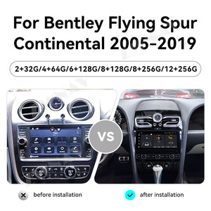 Zwnav 10.9 inch Carplay cho <span class=keywords><strong>Bentley</strong></span> bay spur Continental 2005-2019 đài phát thanh xe hơi âm thanh đa phương tiện <span class=keywords><strong>Video</strong></span> Player GPS navigation - Product Image 2