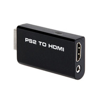 Ps2 zu HD Adapter Ps2hdmi Konverter mit 3,5mm Kopfhörer Audio Buchse für HDTV HD Monitor und PS2