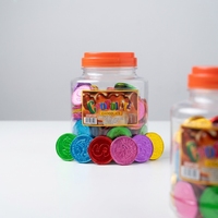 Chocolats colorés en forme de pièces de monnaie, enveloppés de papier brillant, pour cadeaux de fête pour enfants, cadeaux de vacances, récompenses en classe, décorations amusantes