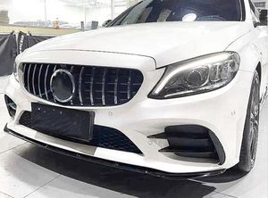 กระจังหน้ารถยนต์สำหรับ C Class W205 GT <span class=keywords><strong>Panamericana</strong></span> C300 C250 C43 ปี 2019-2021 สีดำ MS - Product Image 5