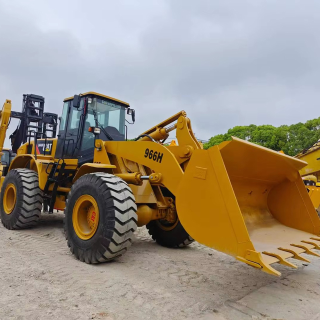 Earth Moving Machinery Front Wheel Loader Used Caterpillar 966H Wheel Loader for Sale